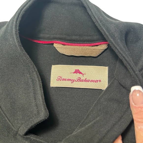 Tommy Bahama Palmdale Shirt Jacket Charcoal 100% Pima Cotton Sz Med - Picture 7 of 14